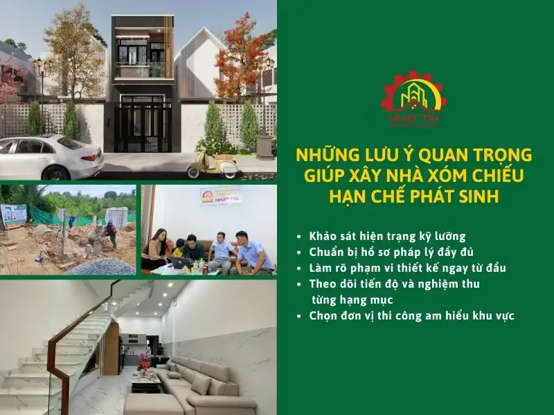 Những lưu ý quan trọng giúp xây nhà Xóm Chiếu hạn chế phát sinh Xây dựng Nhất Tín