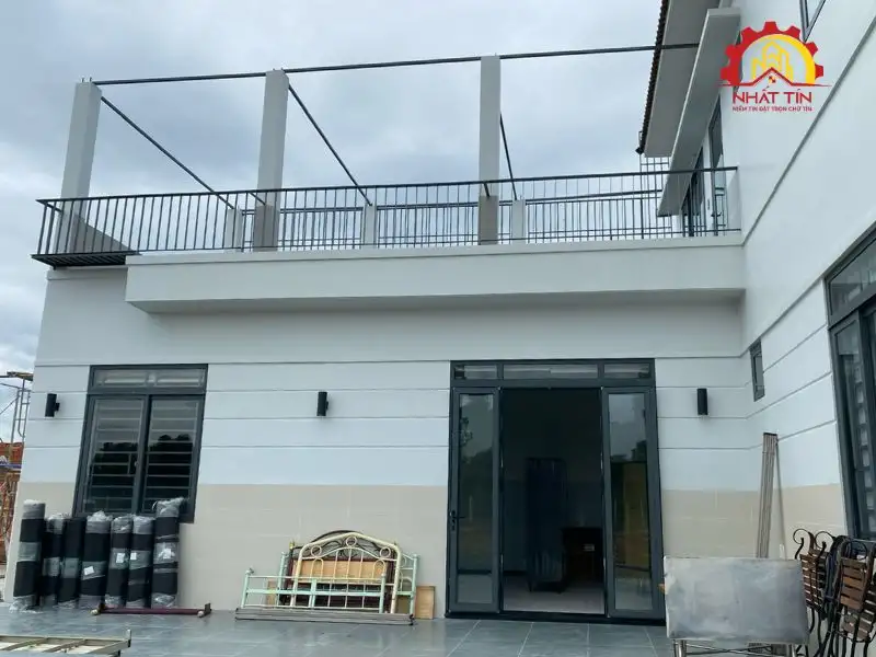 Bàn giao nhà cô Hạnh tại Củ Chi - Nghiệm thu đúng cam kết Xây dựng Nhất Tín 1