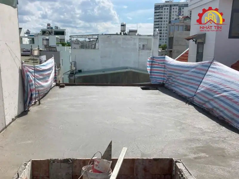 Các hạng mục kết cấu được triển khai tại công trường Xây dựng Nhất Tín 1