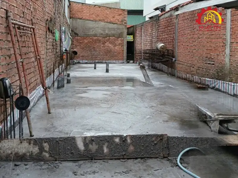 Các hạng mục kết cấu được triển khai tại công trường Xây dựng Nhất Tín 1