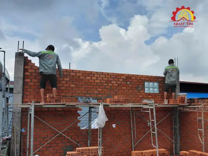 Công trình bắt đầu hình thành từ các hạng mục kết cấu đầu tiên Xây dựng Nhất Tín 1