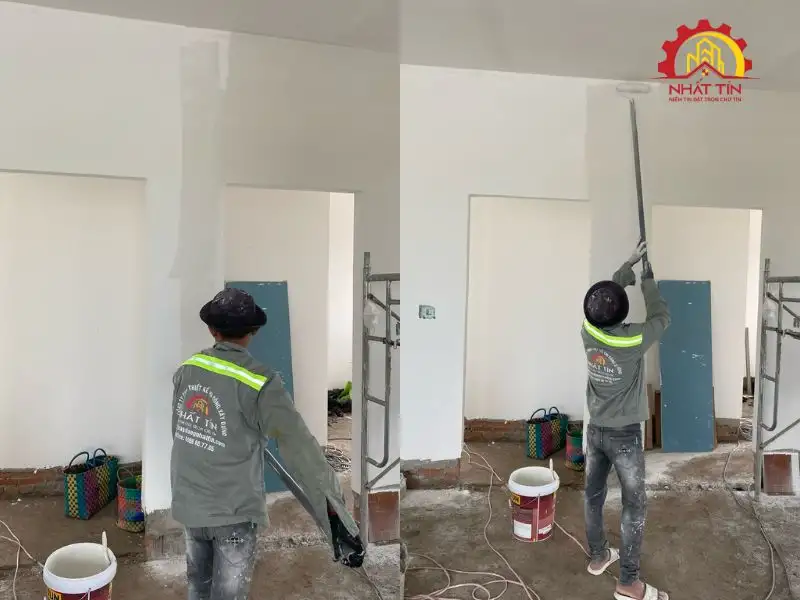 Giai đoạn hoàn thiện - Chăm chút từng chi tiết trước ngày bàn giao Xây dựng Nhất Tín 11