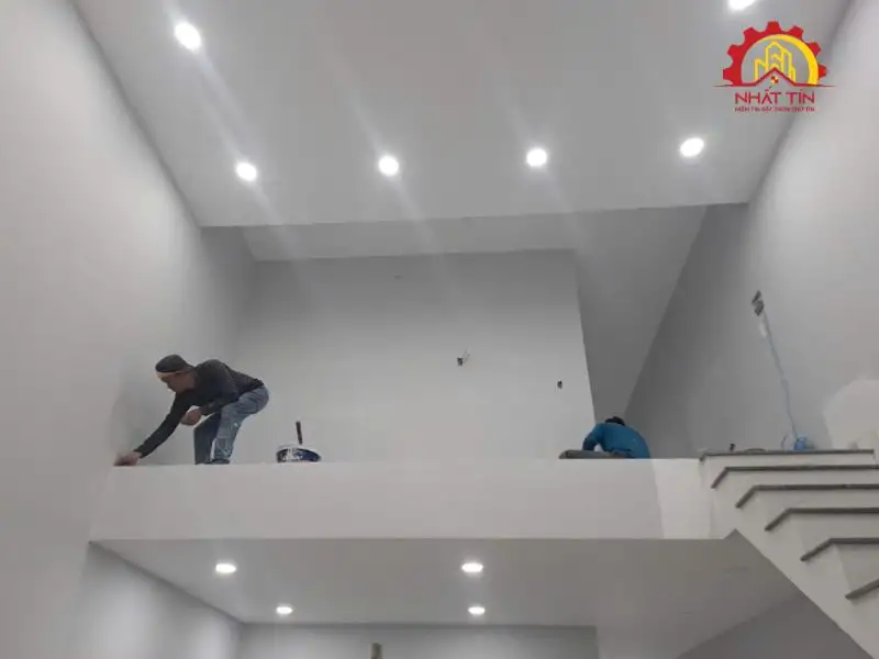 Giai đoạn hoàn thiện kiểm soát chặt chẽ chất lượng Xây dựng Nhất Tín 1