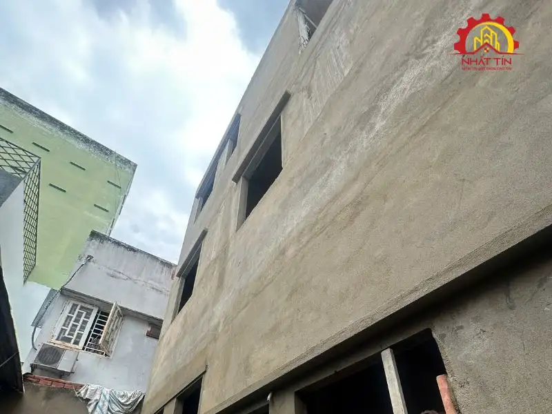 Giai đoạn hoàn thiện – Diện mạo ngôi nhà dần được hoàn chỉnh trước khi bàn giao Xây dựng Nhất Tín 1