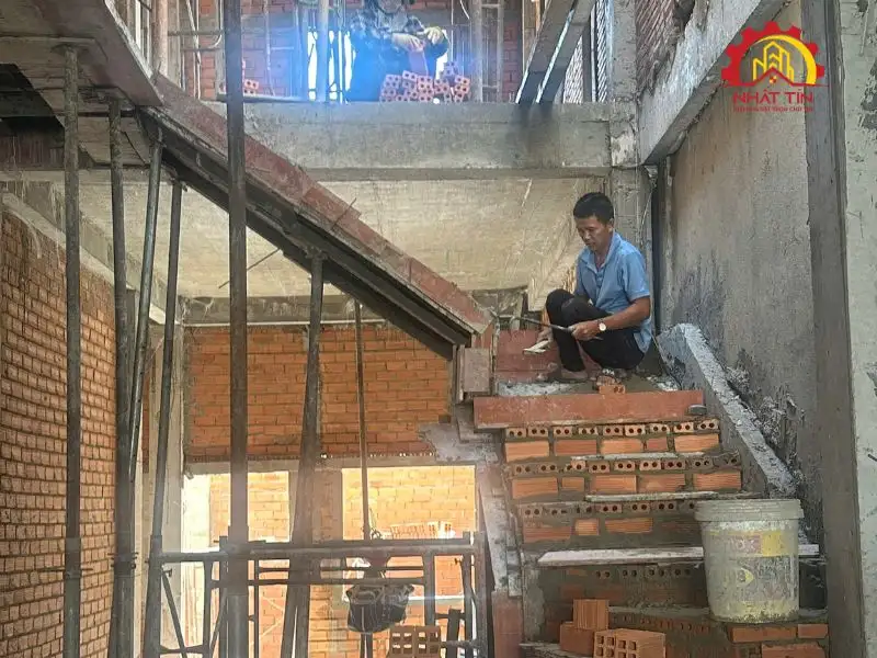 Giai đoạn phần thô - Nền tảng hình thành ngôi nhà Xây dựng Nhất Tín 1