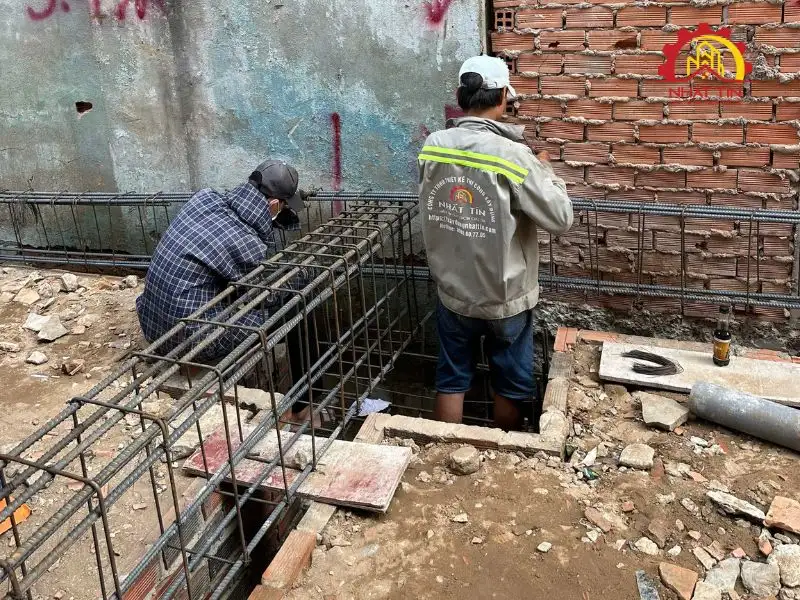 Giai đoạn phần thô - Nền tảng hình thành ngôi nhà Xây dựng Nhất Tín 1