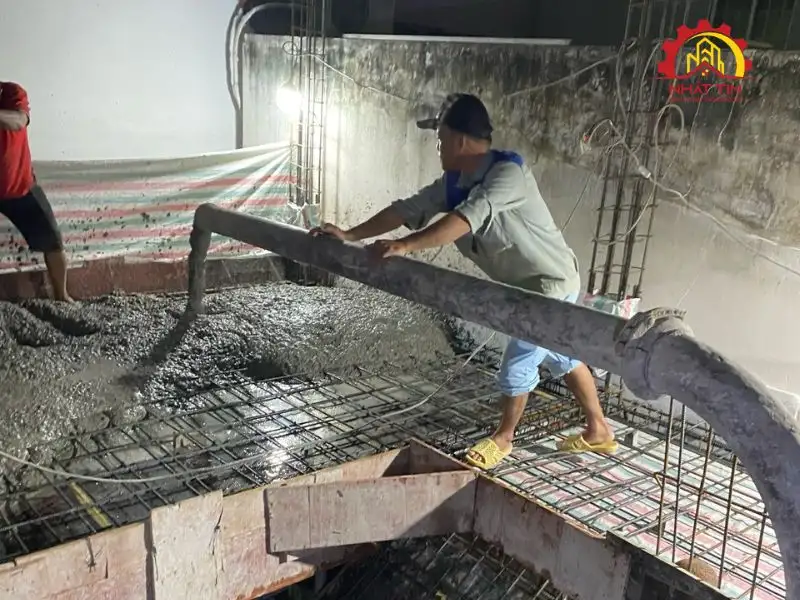 Giai đoạn thi công phần thô – Từng bước dựng nên khung nhà vững chắc Xây dựng Nhất Tín 1