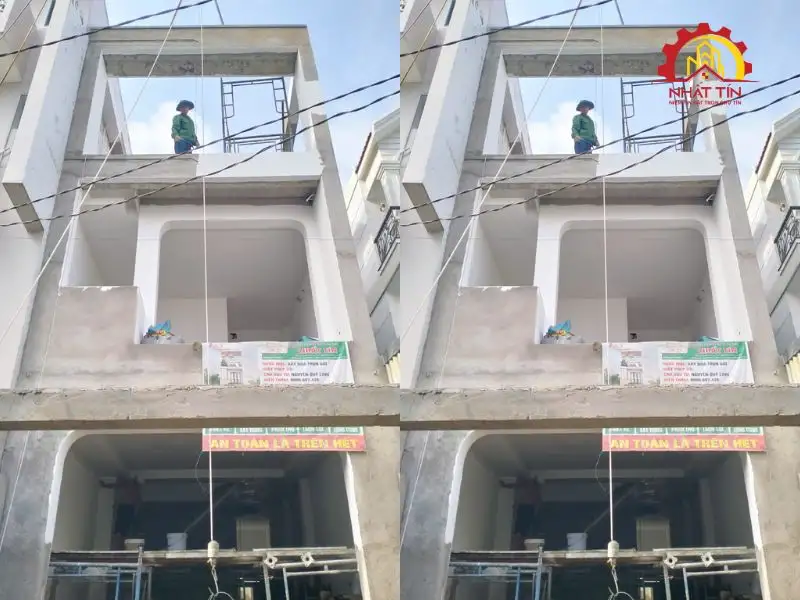 Công trình nhà khách hàng Quý Linh tại Gò Vấp đang thay đổi qua từng giai đoạn