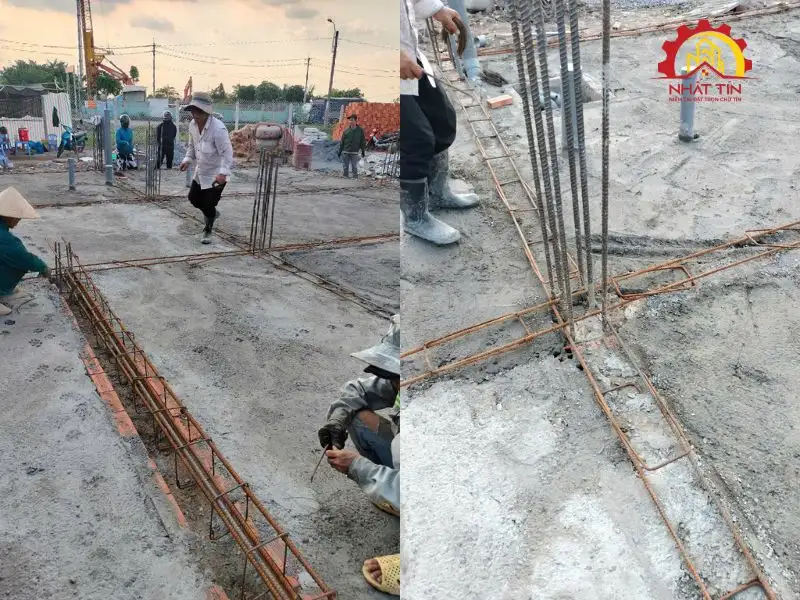 Quá trình thi công phần thô - Đảm bảo kỹ thuật và tiến độ Xây dựng Nhất Tín 1