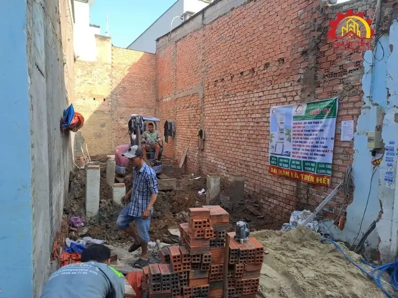 Thi công phần thô - Giai đoạn đặt nền tảng cho toàn bộ công trình Xây dựng Nhất Tín 1