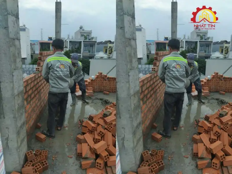 Thi công phần thô - Giai đoạn đặt nền tảng cho toàn bộ công trình Xây dựng Nhất Tín 1