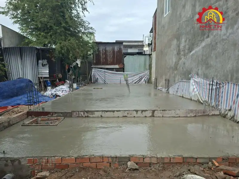 Thi công phần thô – Ngôi nhà dần thành hình theo bản vẽ Xây dựng Nhất Tín 1