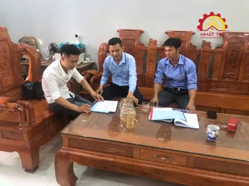 Tổng quan dự án xây dựng nhà anh Thọ tại Bến Cát Xây dựng Nhất Tín 1