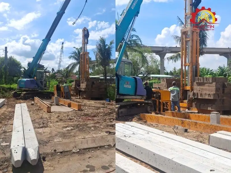 Từng bước thi công phần thô – Khi bản vẽ dần hiện diện trên công trình Xây dựng Nhất Tín 1