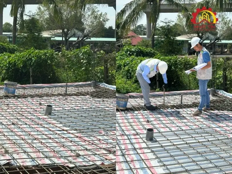 Từng bước thi công phần thô – Khi bản vẽ dần hiện diện trên công trình Xây dựng Nhất Tín 1