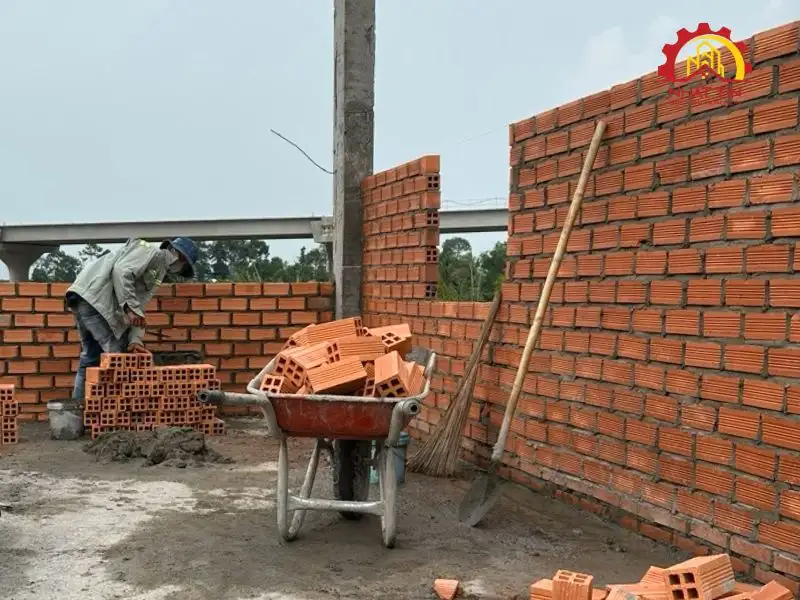 Từng bước thi công phần thô – Khi bản vẽ dần hiện diện trên công trình Xây dựng Nhất Tín 1