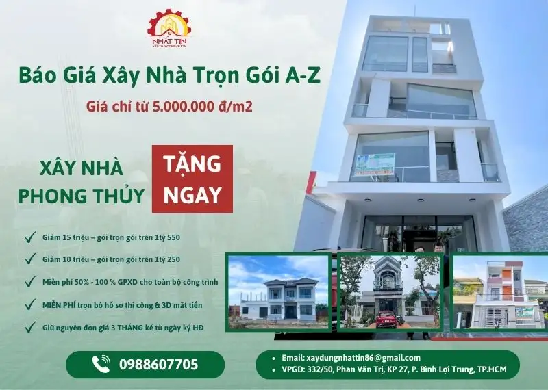 Báo giá xây nhà trọn gói chính xác 99% tại Xây dựng Nhất Tín