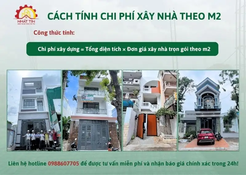 Cách tính chi phí xây nhà theo m2 Xây dựng Nhất Tín