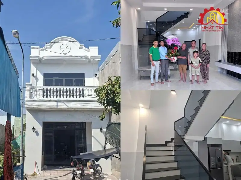 Hình ảnh công trình hoàn thiện xây nhà Chợ Lớn do Nhất Tín thực hiện Xây dựng Nhất Tín 1