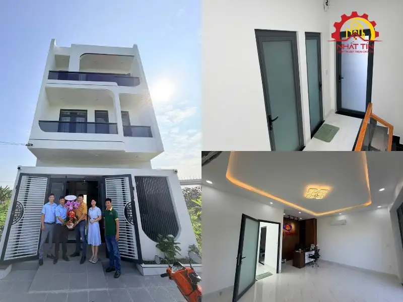 Hình ảnh công trình hoàn thiện xây nhà Chợ Lớn do Nhất Tín thực hiện Xây dựng Nhất Tín 1