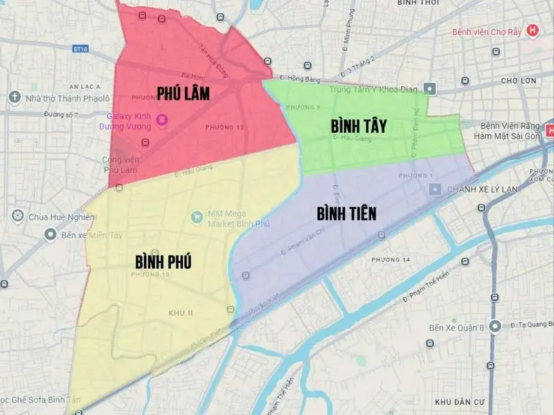 Tổng quan phường Bình Tiên sau khi sáp nhập hành chính Xây dựng Nhất Tín