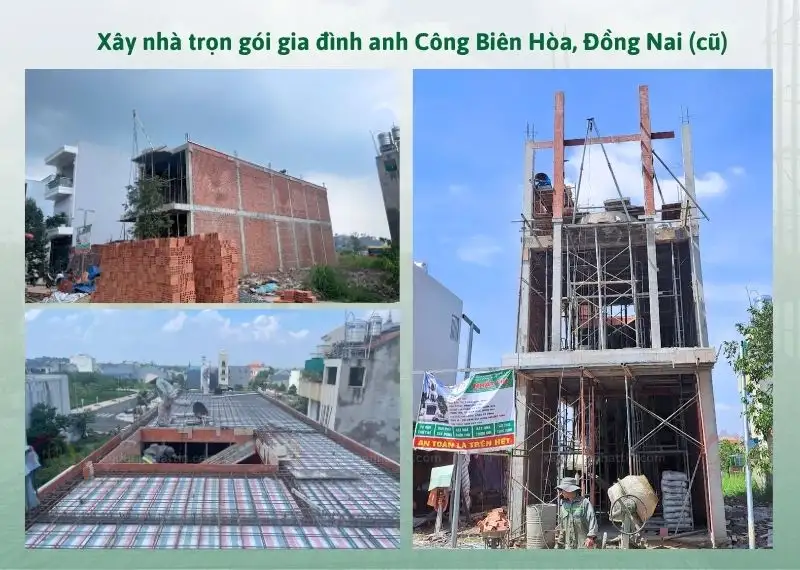 Xây nhà trọn gói gia đình anh Công Biên Hòa, Đồng Nai Xây dựng Nhất Tín