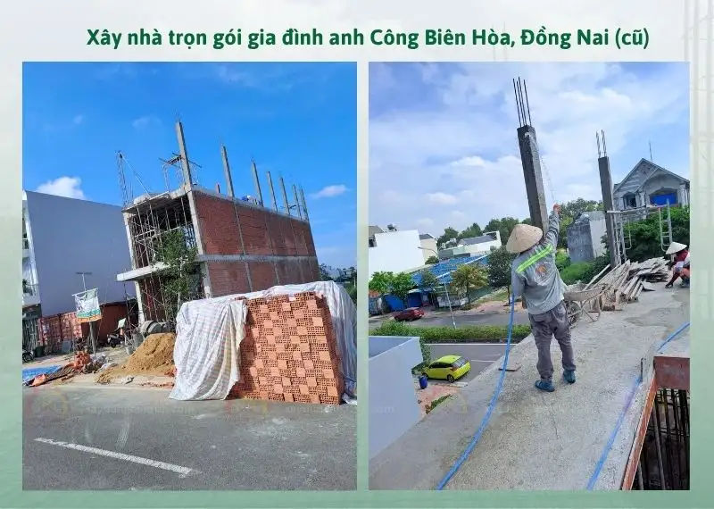 Xây nhà trọn gói gia đình anh Công Biên Hòa, Đồng Nai Xây dựng Nhất Tín
