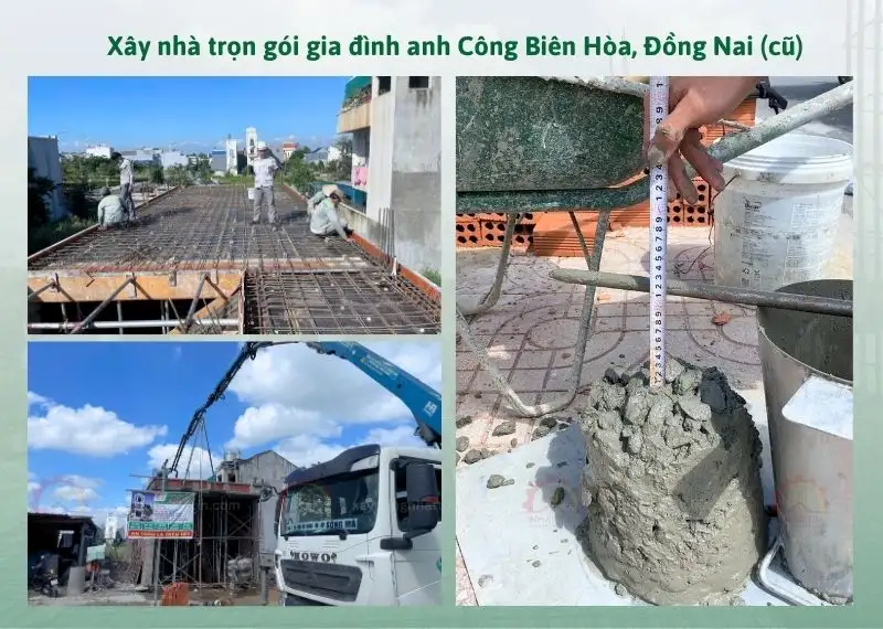 Xây nhà trọn gói gia đình anh Công Biên Hòa, Đồng Nai Xây dựng Nhất Tín
