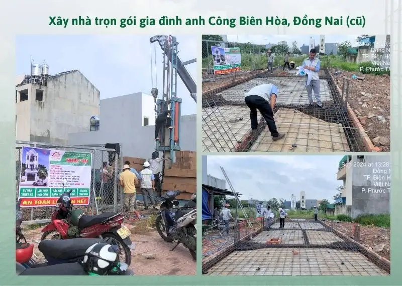 Xây nhà trọn gói gia đình anh Công Biên Hòa, Đồng Nai Xây dựng Nhất Tín