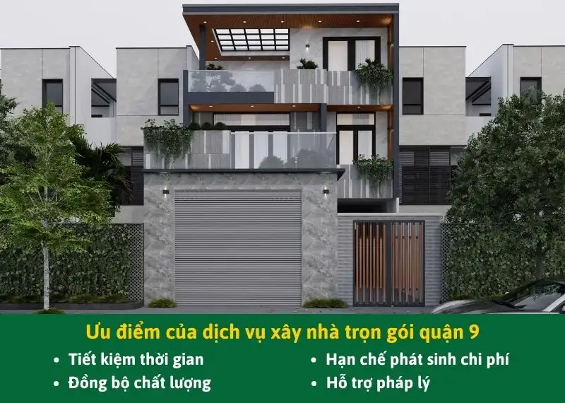 Ưu điểm của dịch vụ xây nhà trọn gói quận 9 Xây dựng Nhất Tín 1