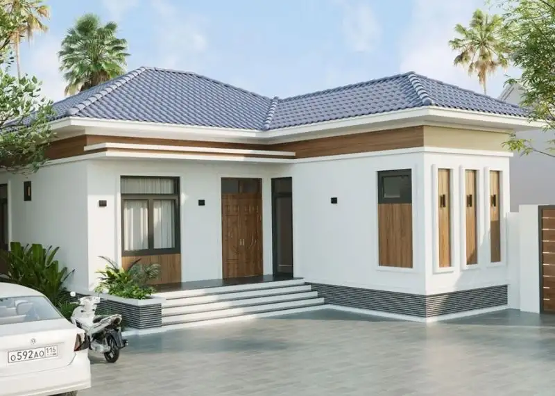 một số ý tưởng xây nhà 1 tầng 2 phòng ngủ kèm ngân sách ước tính Xây dựng Nhất Tín 1