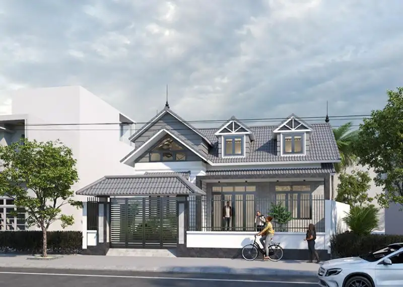 một số ý tưởng xây nhà 1 tầng 2 phòng ngủ kèm ngân sách ước tính Xây dựng Nhất Tín 1