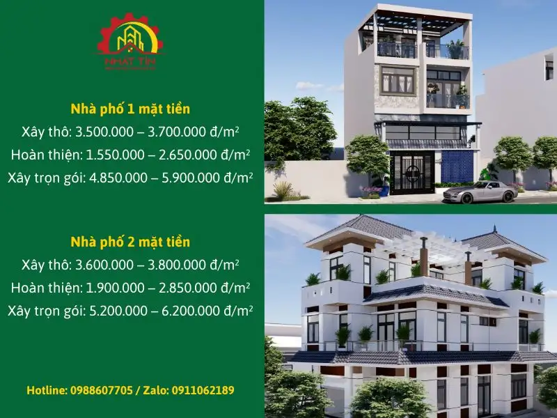 Đơn giá thi công tại xây nhà Cầu Ông Lãnh Xây dựng Nhất Tín 02