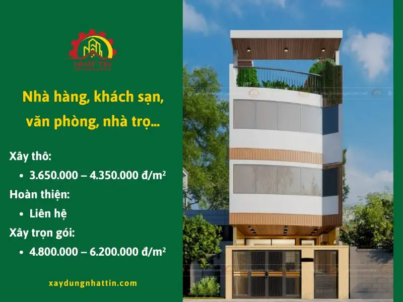 Đơn giá thi công tại xây nhà Cầu Ông Lãnh Xây dựng Nhất Tín 04