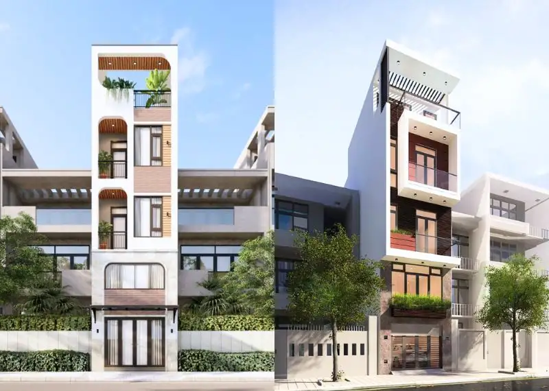 Một số giải pháp bố trí không gian cho nhà 4 tầng 50m2 tối ưu chi phí 2