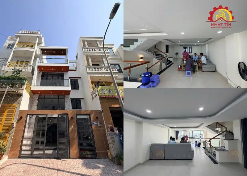 Hình Ảnh Thực Tế Sau Khi Hoàn Thành nhà cô Sang Bình Tân Xây dựng Nhất Tín