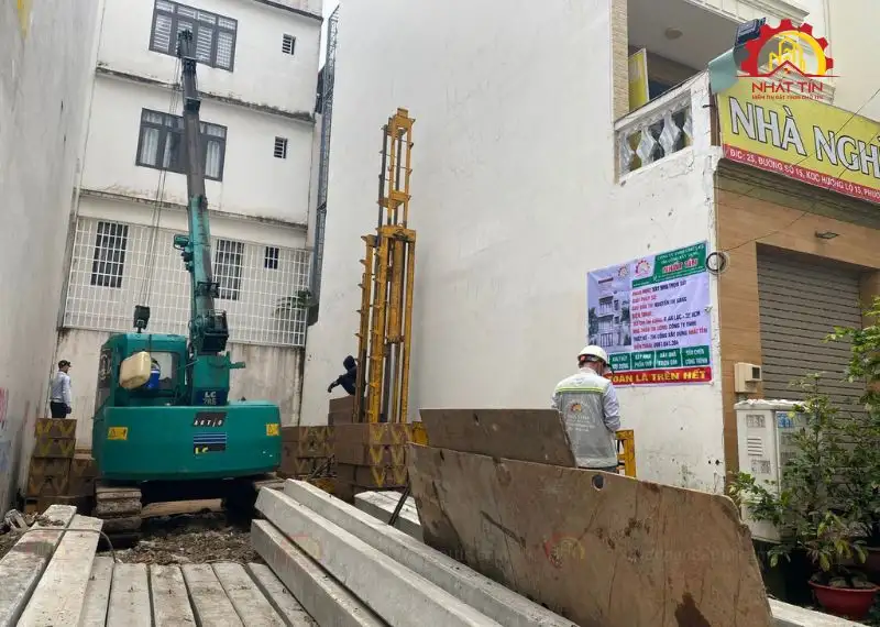 Quá trình thi công nhà 1 trệt 1 lửng 1 lầu của cô Sang Bình Tân Xây dựng Nhất Tín 1