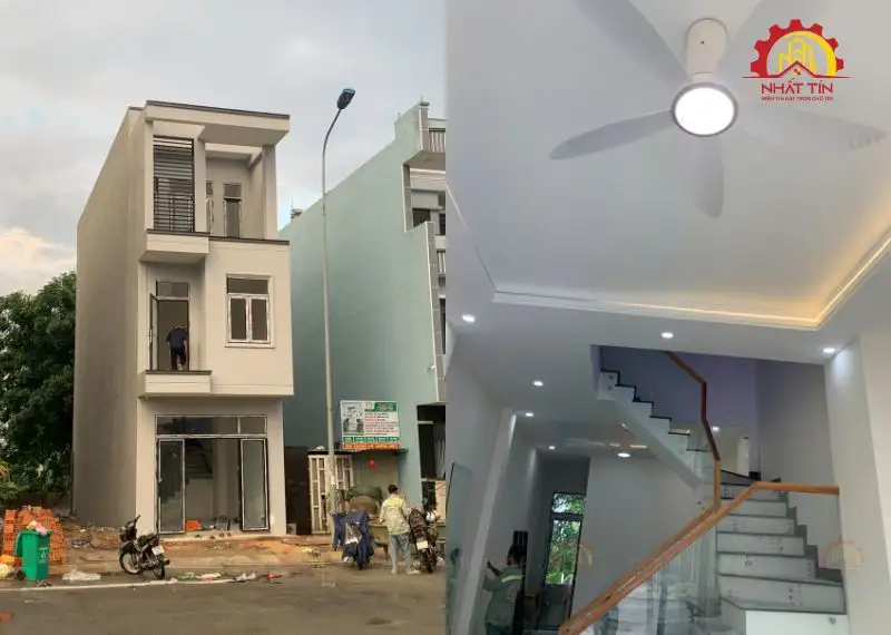 Quá trình thi công xây dựng nhà chú Gợi ở Đông Hòa Xây dựng Nhất Tín 1