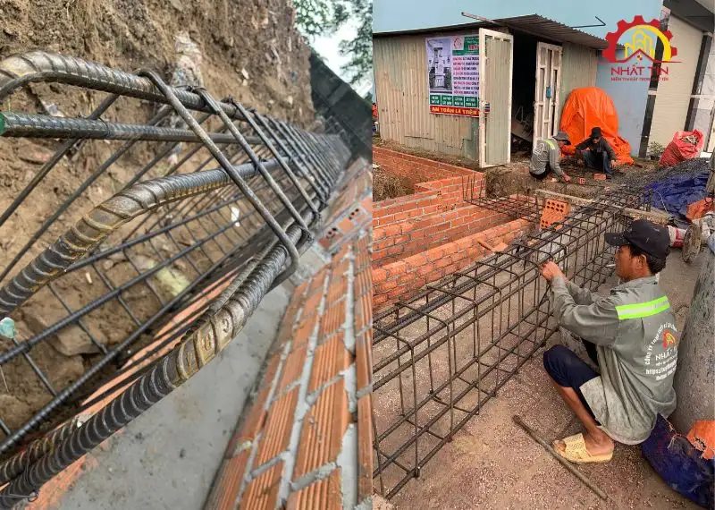 Quá trình thi công xây dựng nhà chú Gợi ở Đông Hòa Xây dựng Nhất Tín 1