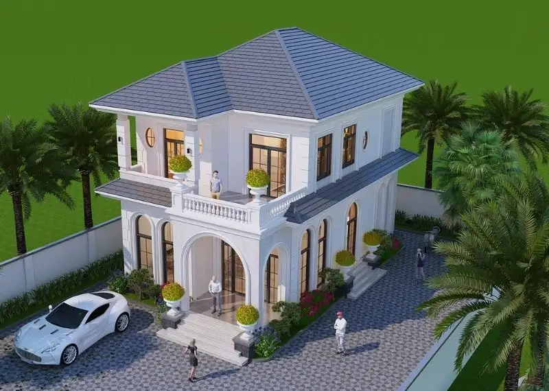 Mẫu biệt thự 2 tầng | 100+ Thiết kế biệt thự 2 tầng sang trọng