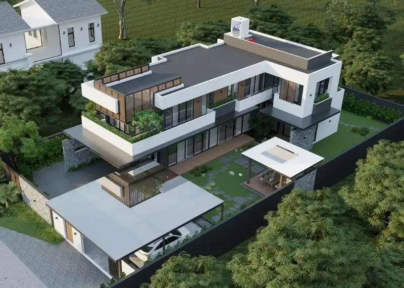 Mẫu biệt thự 2 tầng | 100+ Thiết kế biệt thự 2 tầng s