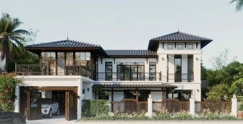 Mẫu biệt thự 2 tầng | 100+ Thiết kế biệt thự 2 tầng sang trọng