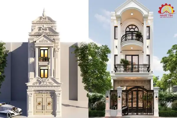 30+ Mẫu Nhà Ống Tân Cổ Điển 3 Tầng Đẹp Dẫn Đầu Xu Hướng