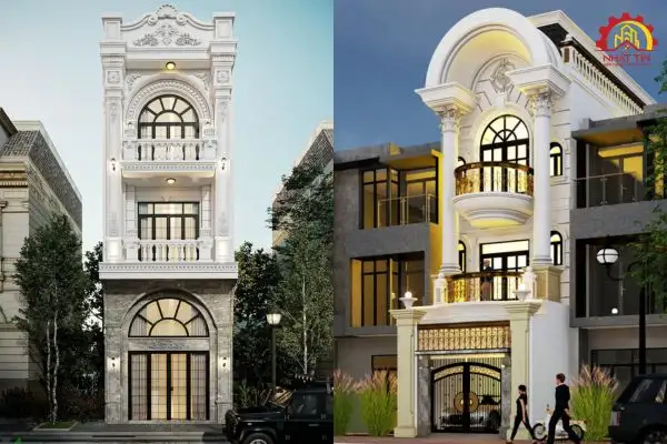 30+ Mẫu Nhà Ống Tân Cổ Điển 3 Tầng Đẹp Dẫn Đầu Xu Hướng