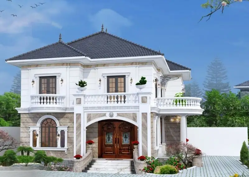 Mẫu biệt thự 2 tầng | 100+ Thiết kế biệt thự 2 tầng sang trọng