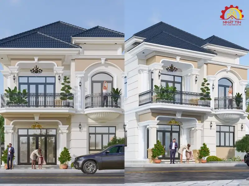 35+ Mẫu biệt thự tân cổ điển 2 tầng đẹp dẫn đầu xu hướng 2026