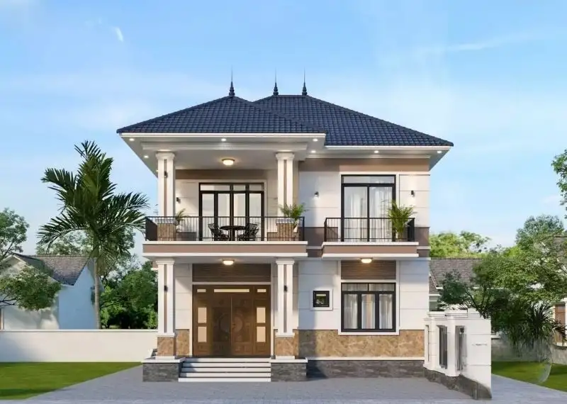 Mẫu biệt thự 2 tầng | 100+ Thiết kế biệt thự 2 tầng sang trọng