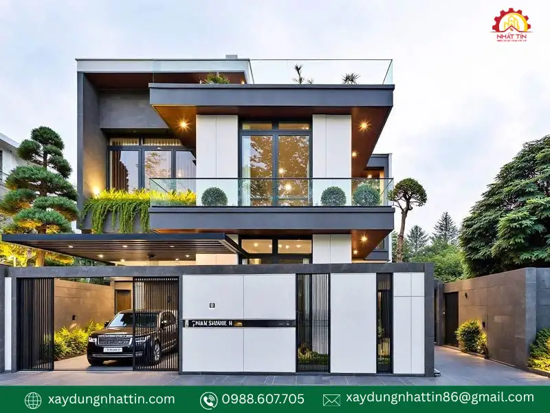 Tổng hợp 20 mẫu biệt thự 2 tầng 4 phòng ngủ đẹp hiện đại tiện nghi bậc nhất 2026