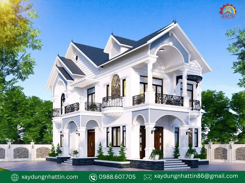 Tổng hợp 20 mẫu biệt thự 2 tầng 4 phòng ngủ đẹp hiện đại tiện nghi bậc nhất 2026