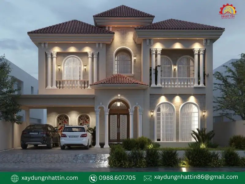 Tổng hợp 20 mẫu biệt thự 2 tầng 4 phòng ngủ đẹp hiện đại tiện nghi bậc nhất 2026